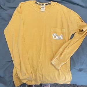 Victoria’s Secret PINK yellow long sleeve